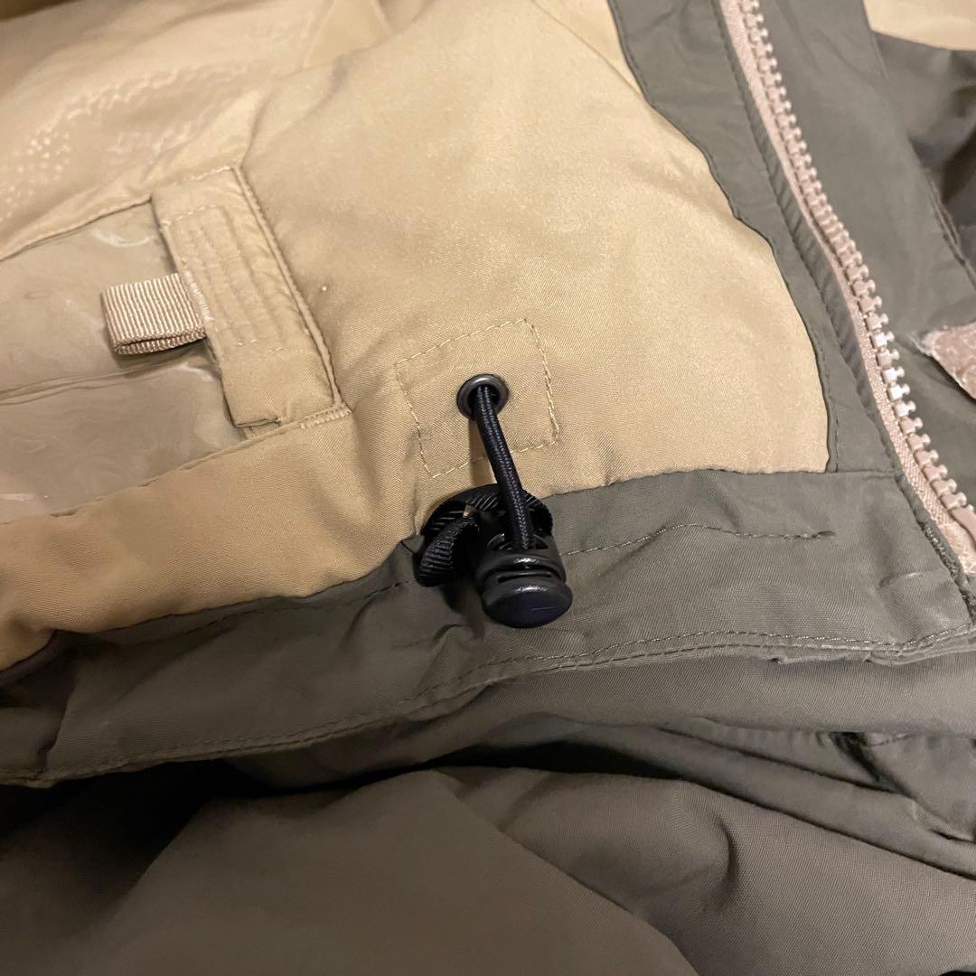 Burtonバートンスキーウェアスノーボードジャケットパーカーフード付カーキ希少