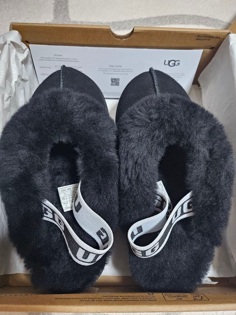 1度着用☆正規品UGGファンケット24㎝