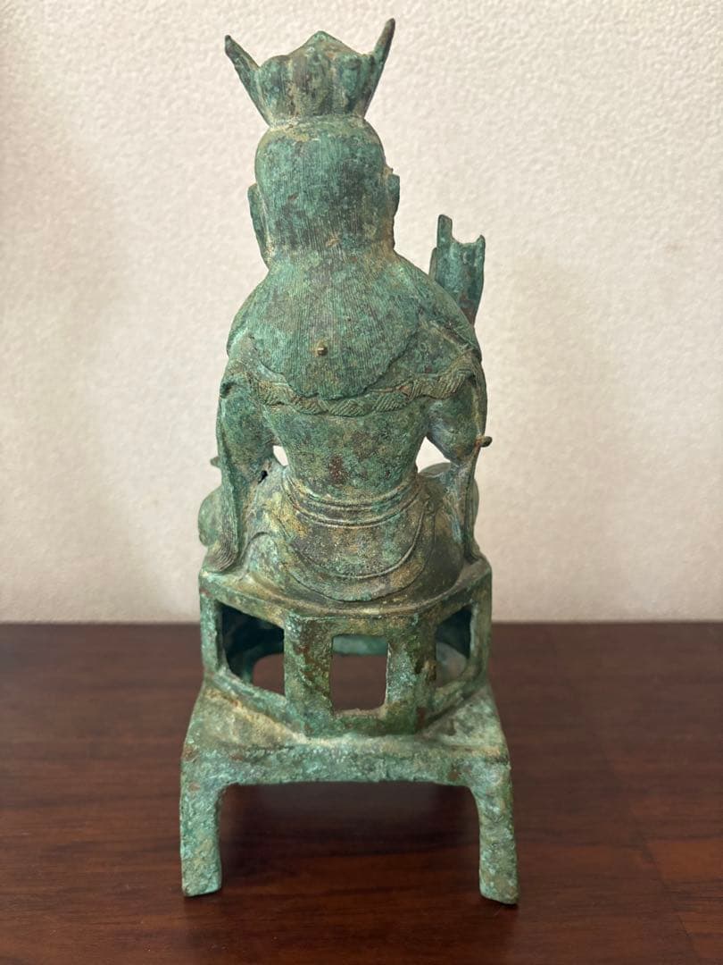 仏像　鍍金仏？青銅？ 1170g 25cm