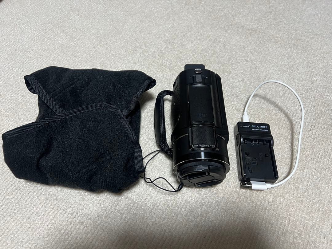 【SONY 4K ビデオカメラ FDR-AX45A】中古・動作確認済み