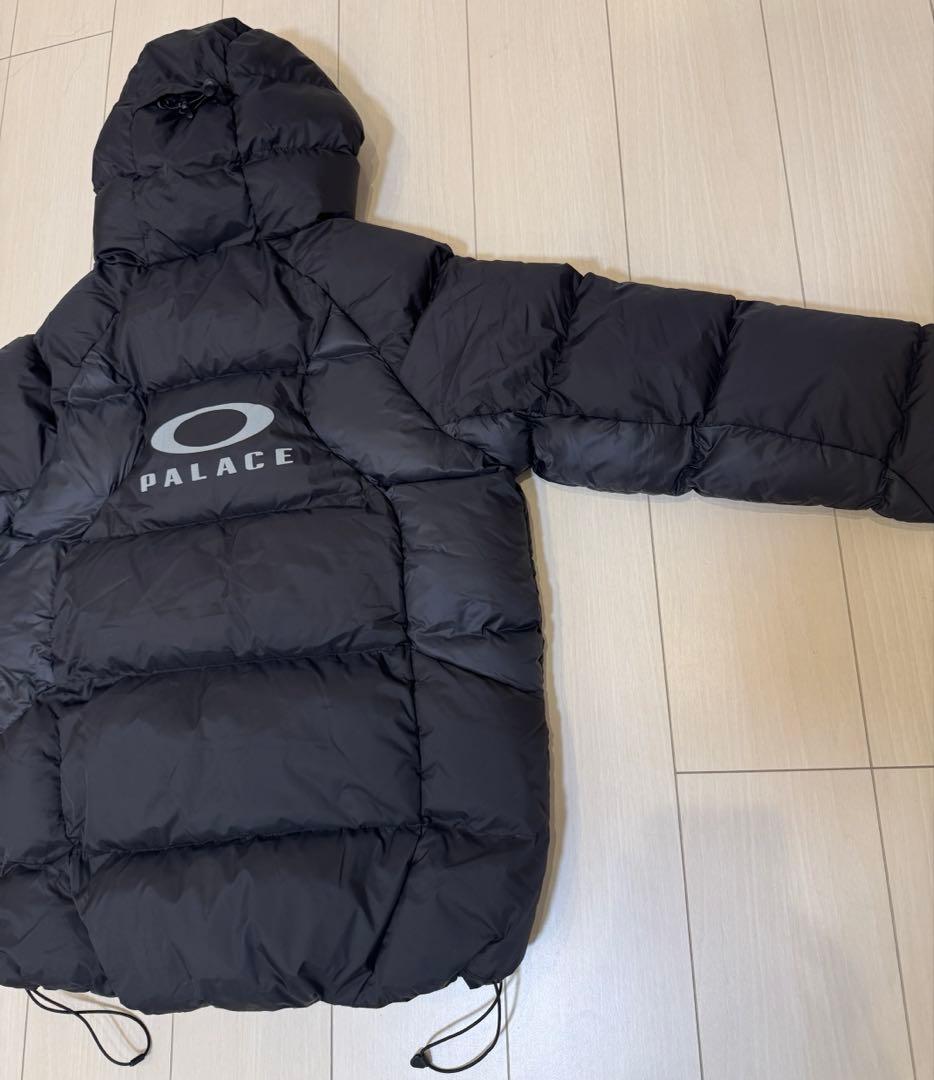 PALACE × OAKLEY Puffa black ダウンジャケット　S