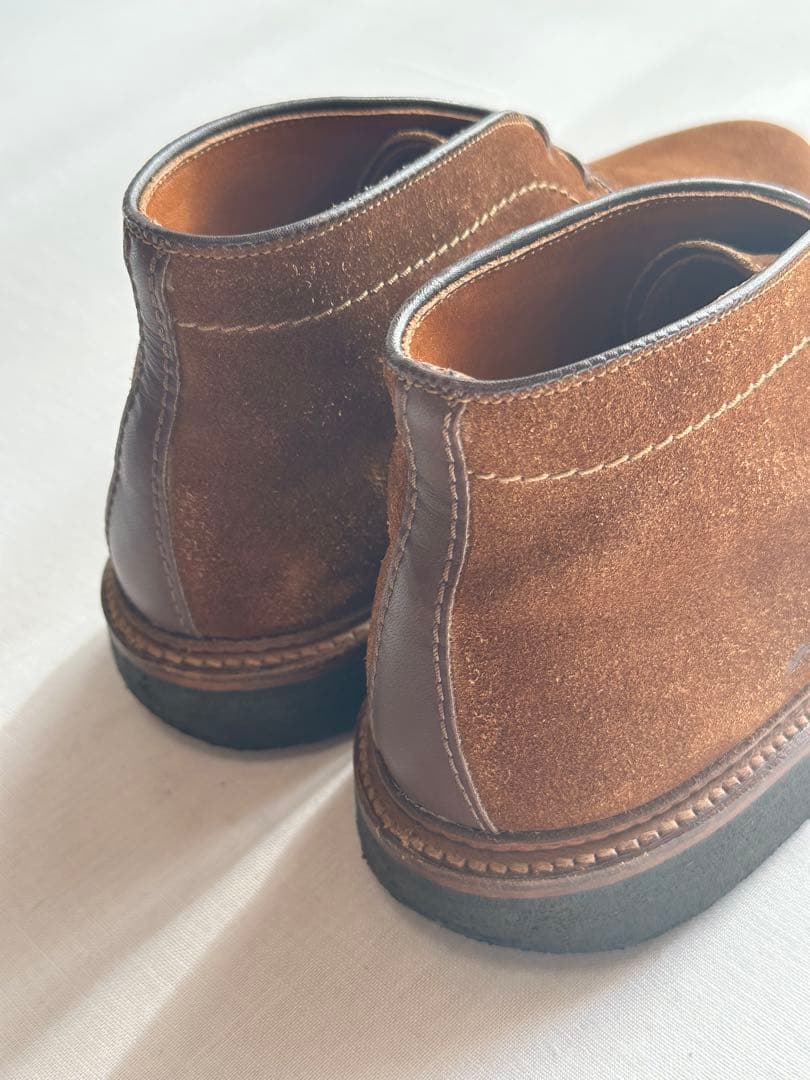 【美品良靴】ALDEN SUEDE CHUKKA BOOTS7D 13291