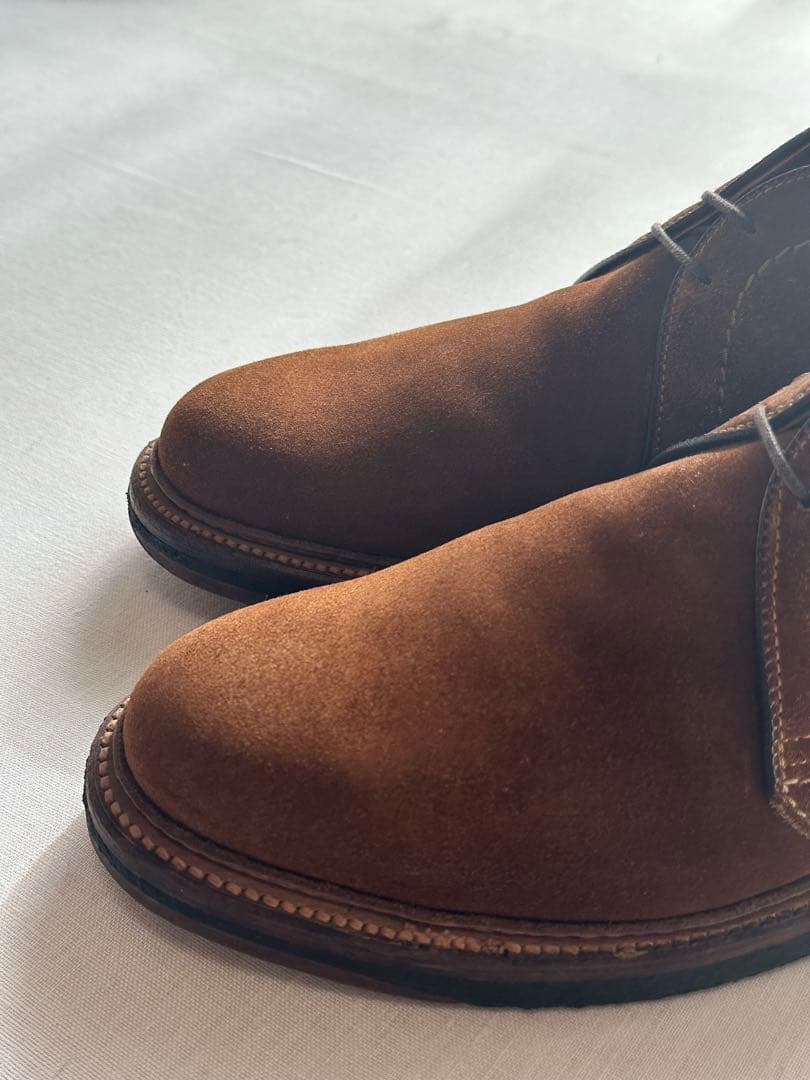 【美品良靴】ALDEN SUEDE CHUKKA BOOTS7D 13291