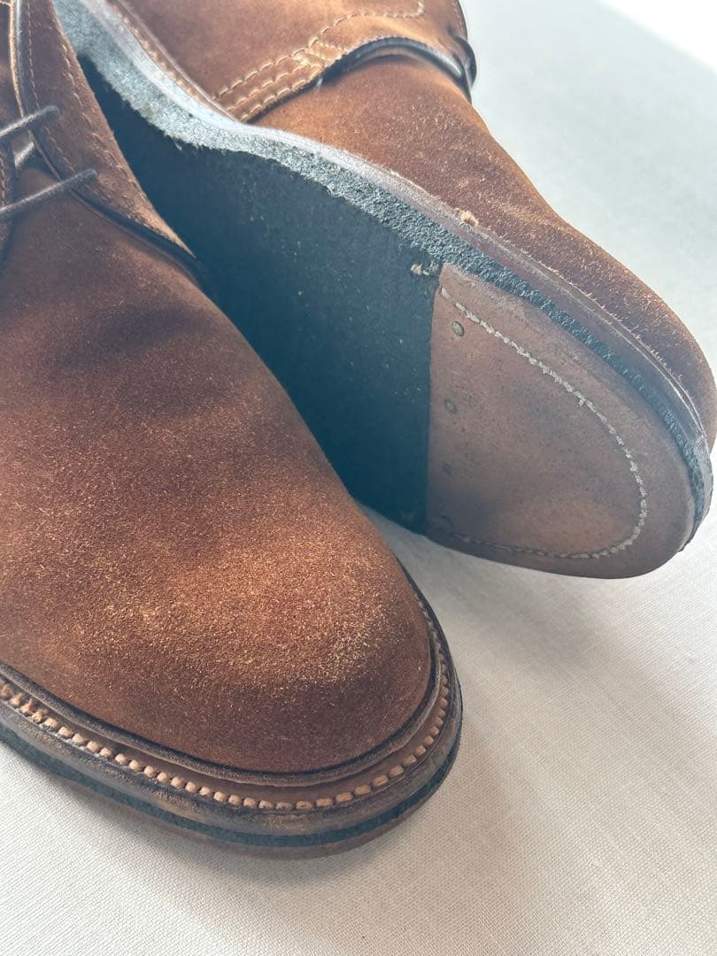 【美品良靴】ALDEN SUEDE CHUKKA BOOTS7D 13291