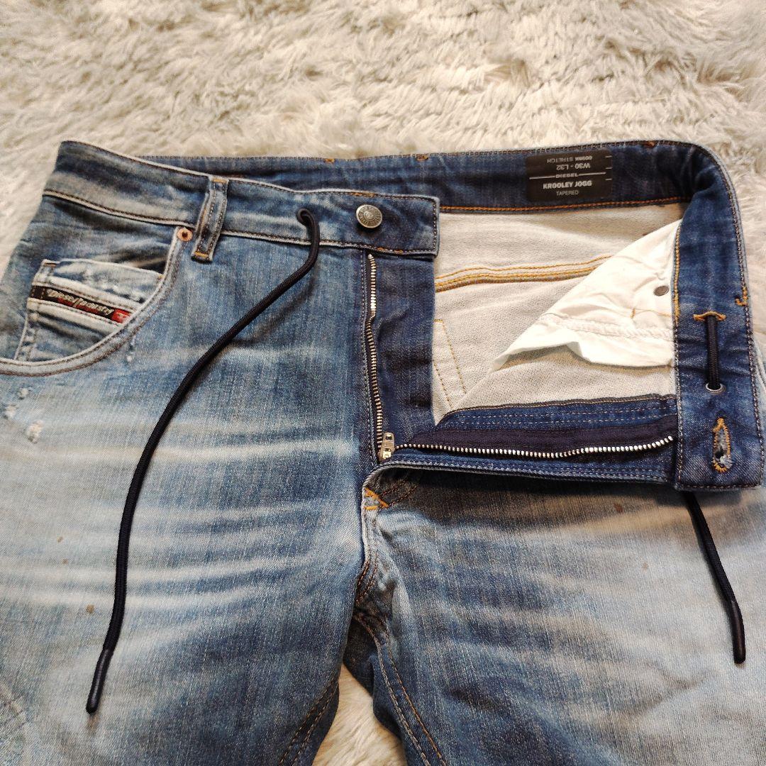 DIESEL ディーゼル KROOLEY JOGG W30 スウェットデニム