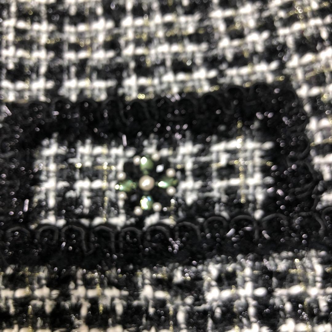 新品❤️半額以下❣️冬物ラメ入りツイードジャンパードレス