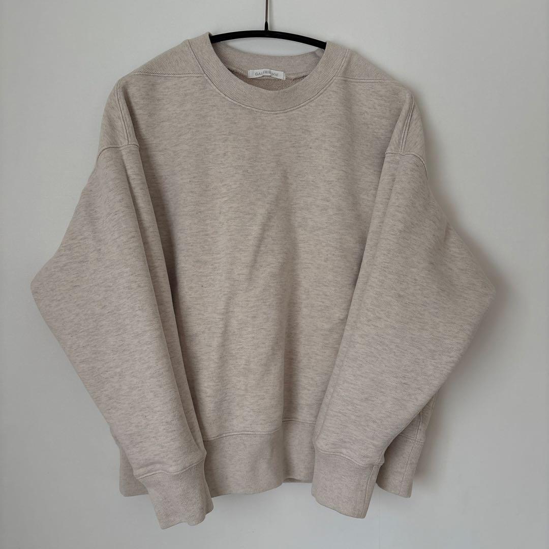 【ギャルリーヴィー】ドウイテリースエット クルーネックプルオーバー