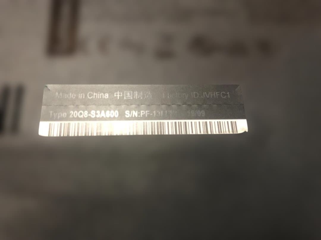 ThinkPad L590 Corei5 8GB SSD256GB win11⑮