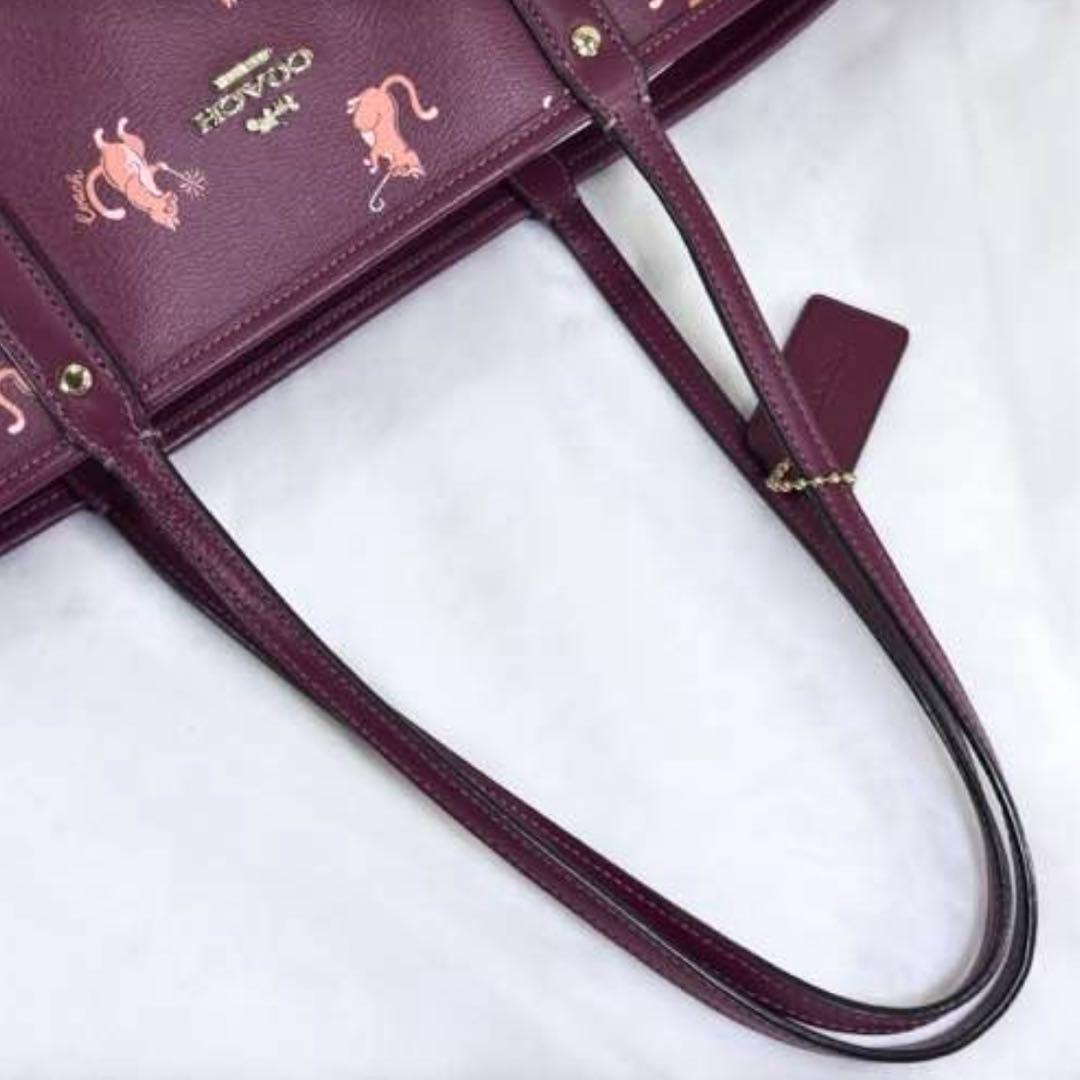 【極美品】コーチ 80232 リバーシブル トートバッグ レザー A4可 肩掛け