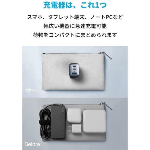 アンカー Anker PowerPort III 3-Port 65W Pod