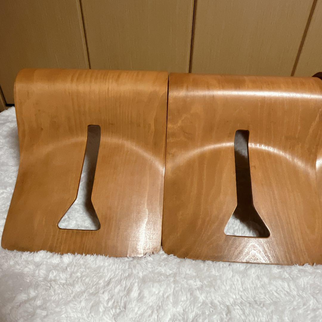 木製座椅子　板　4脚セット　曲げ木　おしゃれ　デザイン