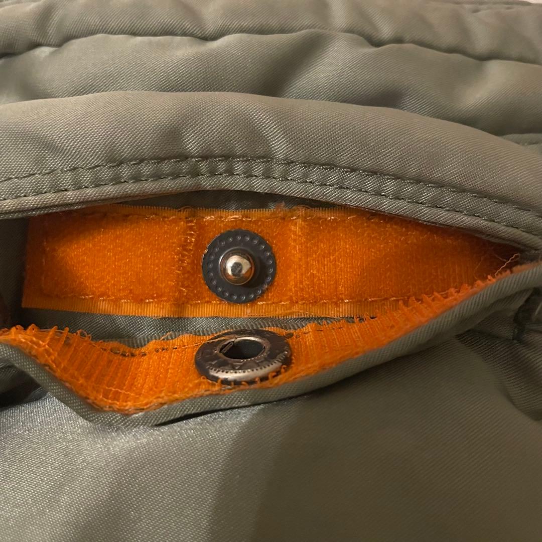 【美品✨】PORTER ポーター タンカー 2層 ショルダーバッグ カーキ