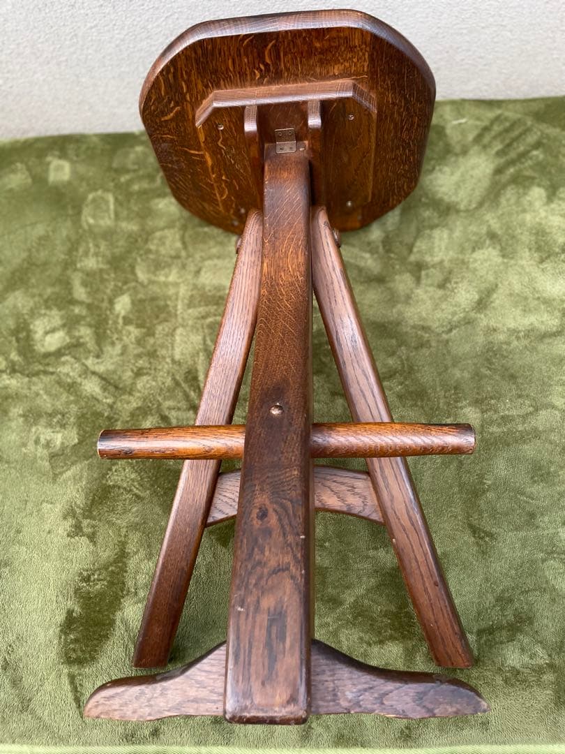 オランダ　カウンターチェア　オーク無垢材