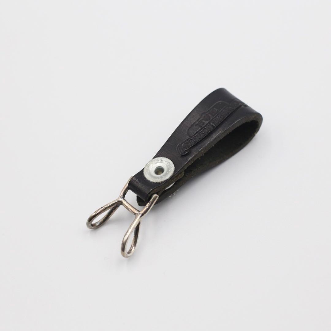 CHROME HEARTS クロムハーツ ベルトループ クロスボタン レザー