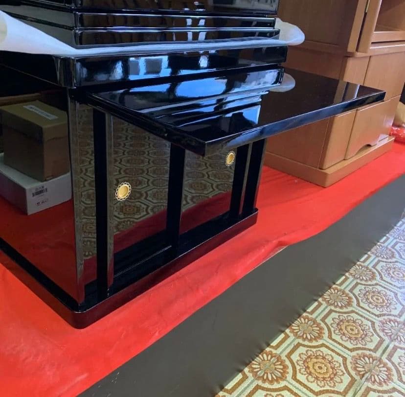 黒塗り　仏壇台