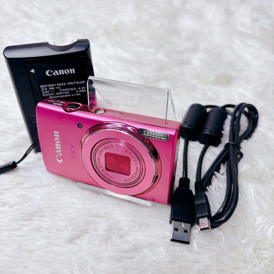 【極美品・人気・希少】Canon IXY 140 ピンクコンパクトデジタルカメラ
