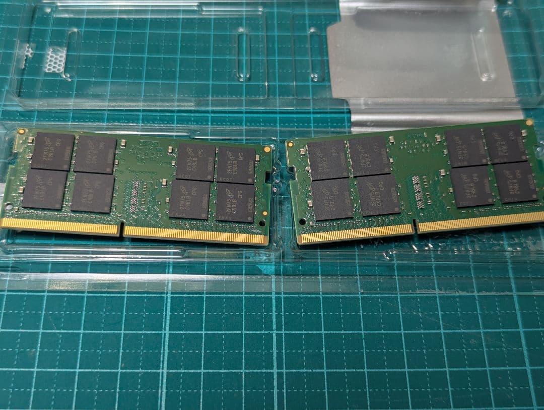 Crucial 16GBx2 DDR4 SODIMM メモリー 計32GB