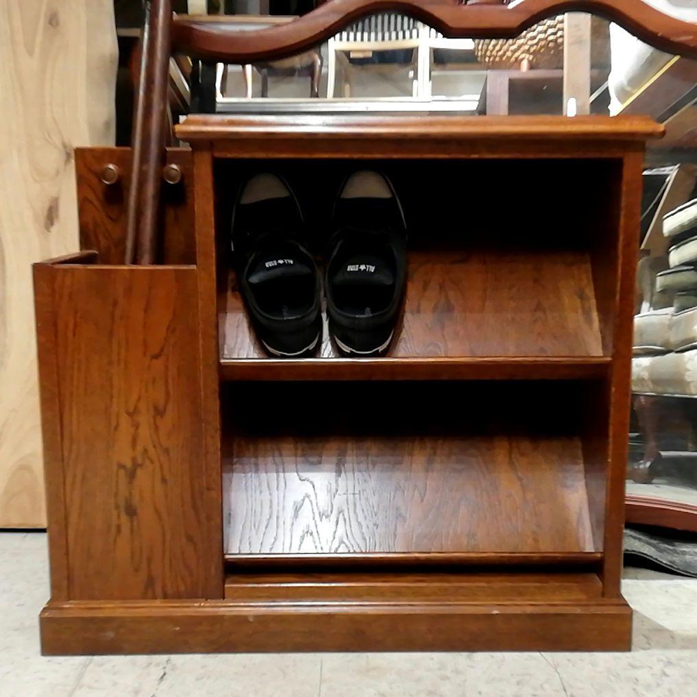 M●年始Sale東名 希少良品☞秋山木工☜職人堅木 傘立て　マルチラック