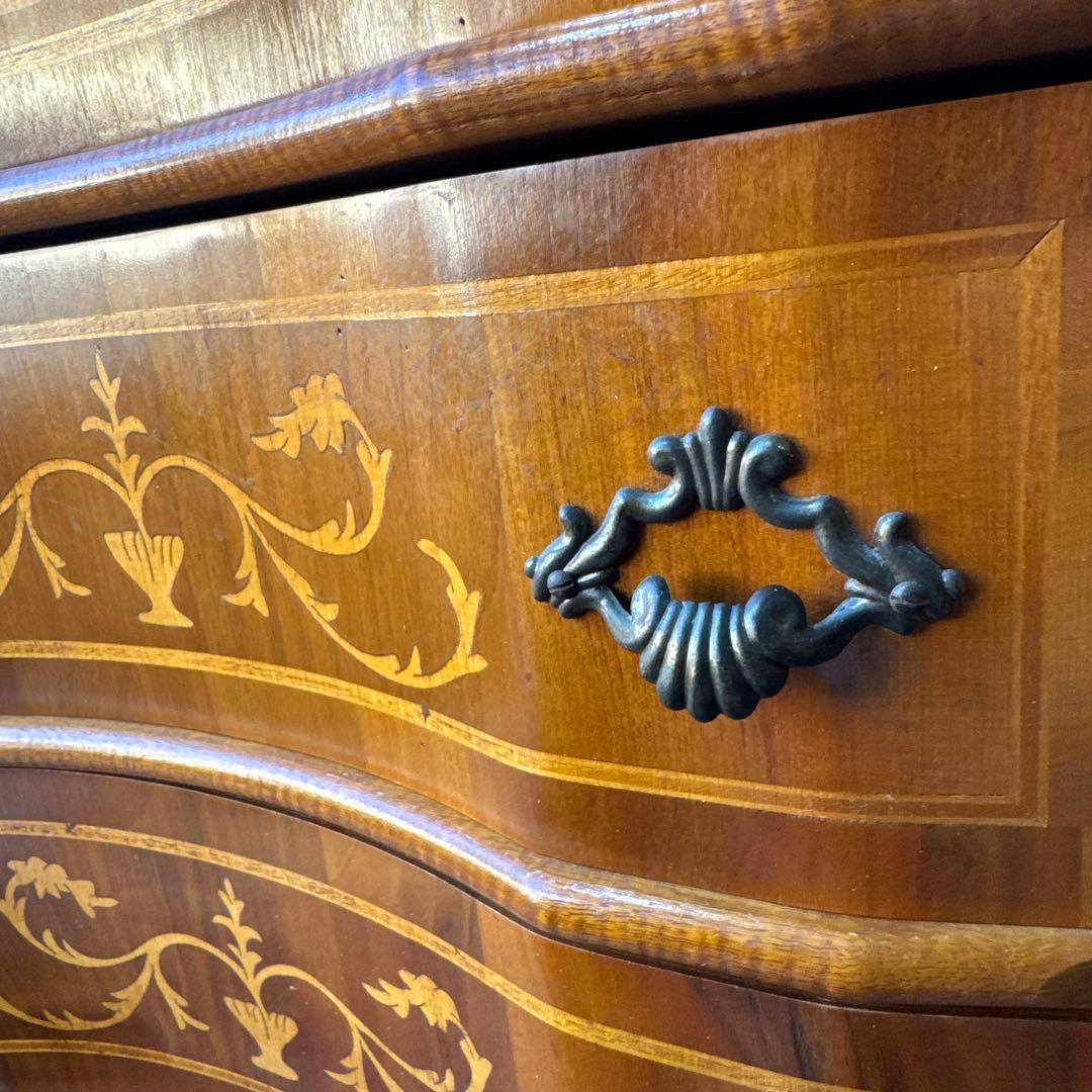 木製チェスト 3段 引き出し付き　北欧風サイドボード