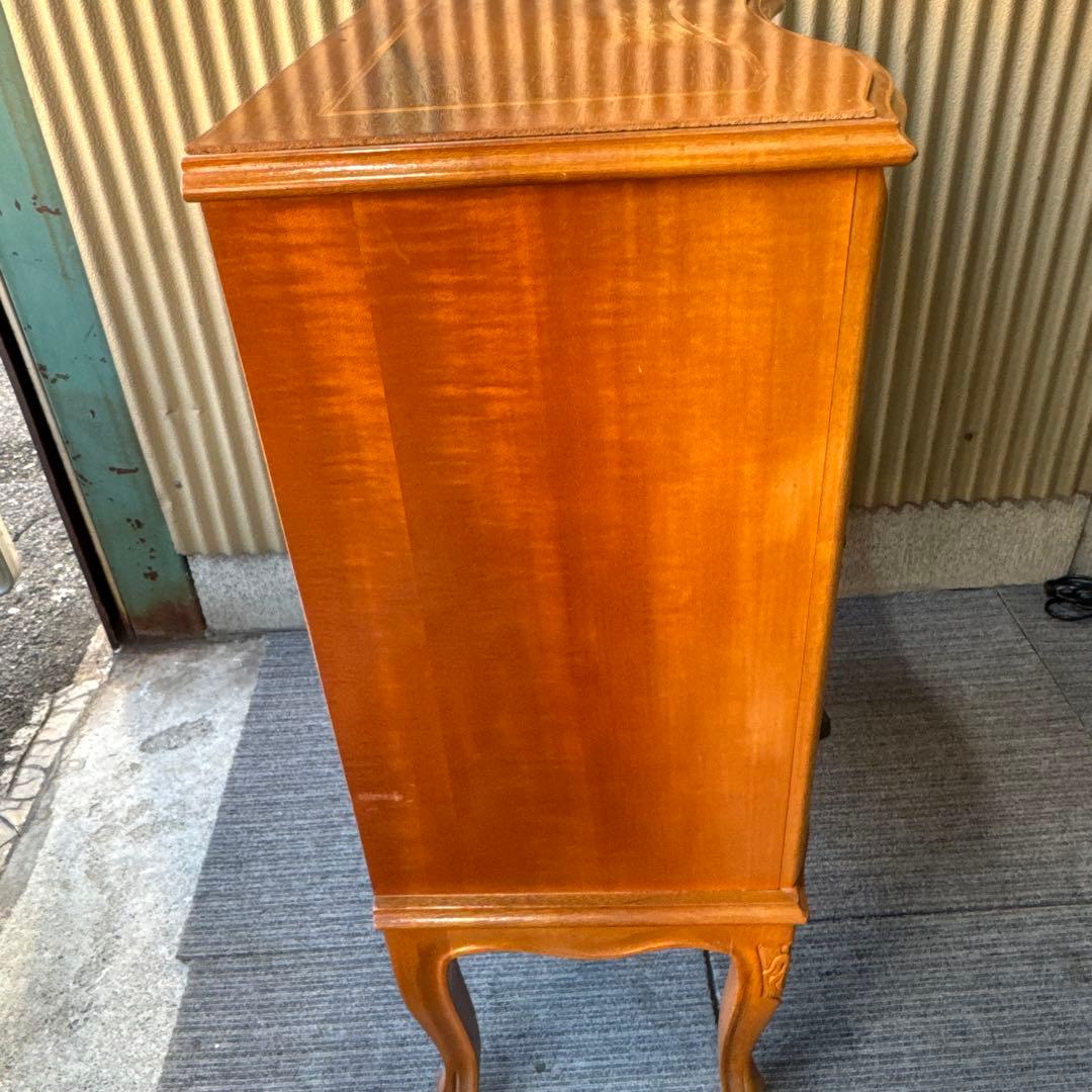 木製チェスト 3段 引き出し付き　北欧風サイドボード