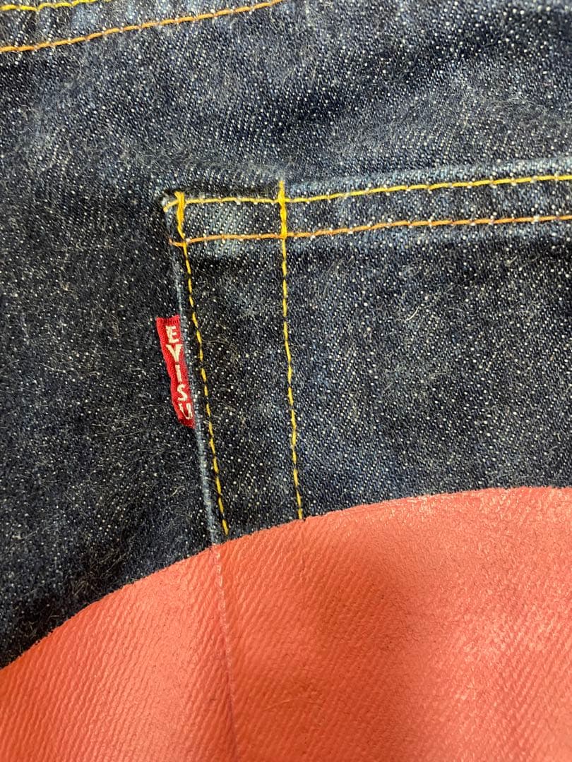 EVISU No.2 Lot.2000 W38×32 ピンク大黒　日本製　カモメ