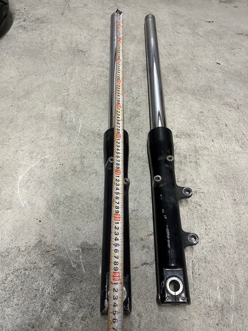 ドラッグスターフロントフォーク150mm延長付き