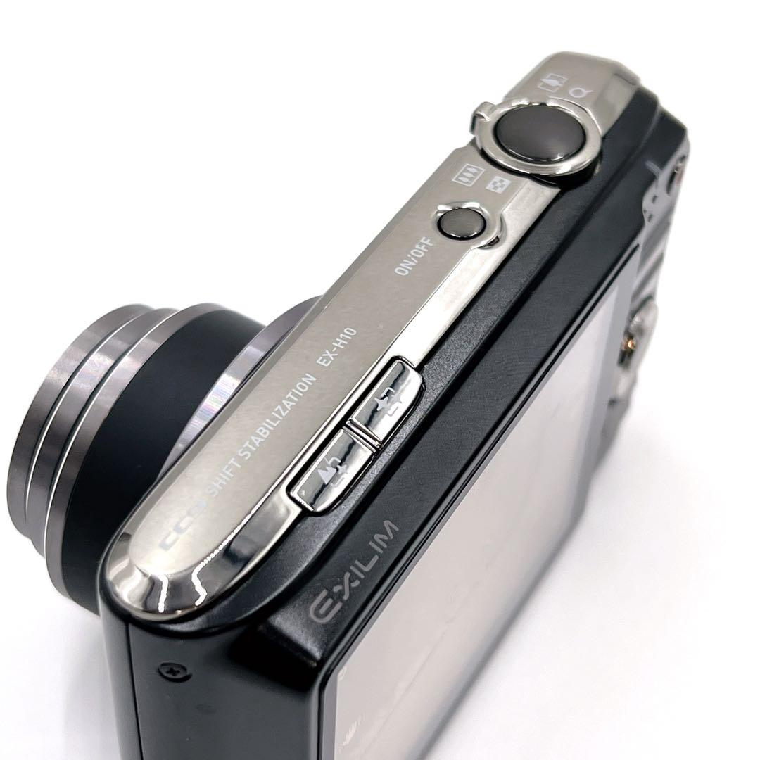 【極美品】 CASIO EXILIM EX-H10 新品バッテリー、充電器付き