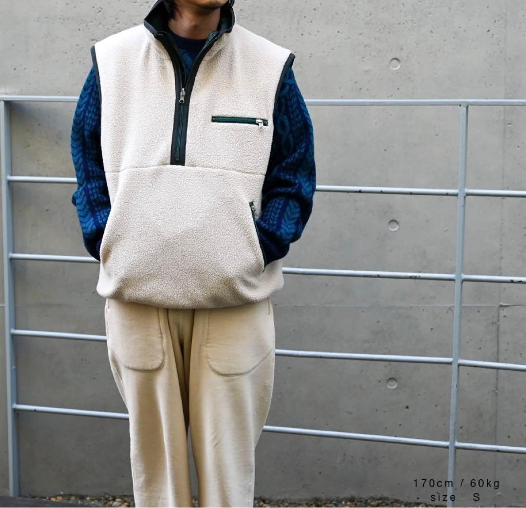 supply tokyo フリースベスト リバーシブル