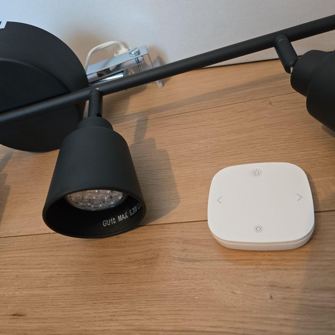 ほぼ新品【電球4個&リモコン 付】KNUTBOクヌートボー IKEA ライト