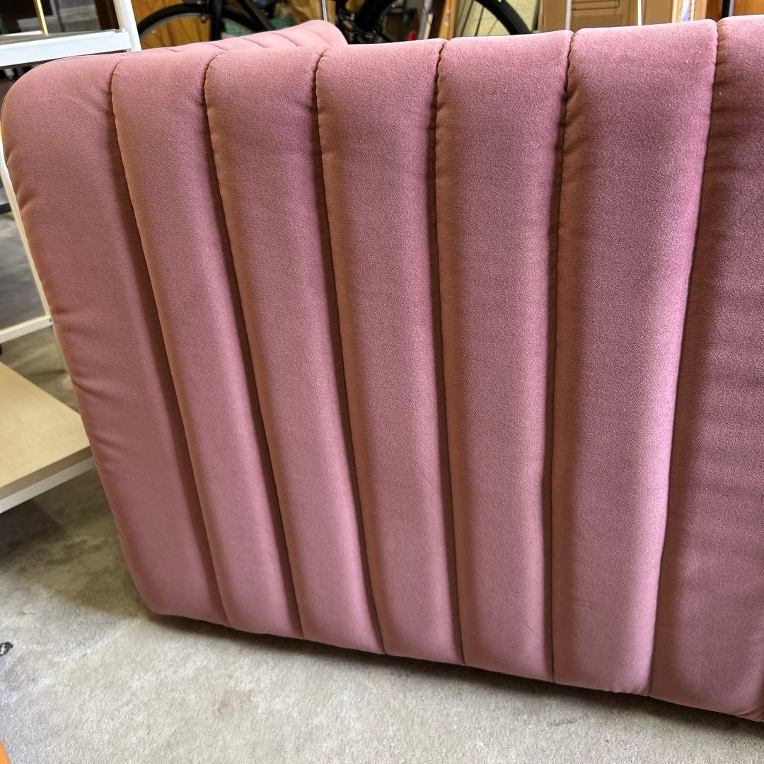 Francfrancシュエット ソファ 2S ピンク