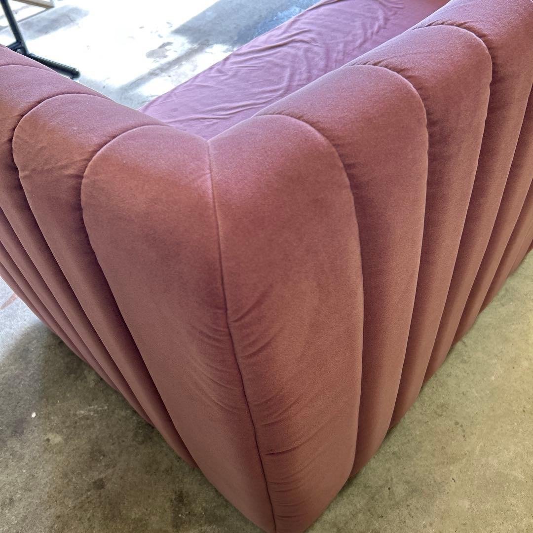 Francfrancシュエット ソファ 2S ピンク