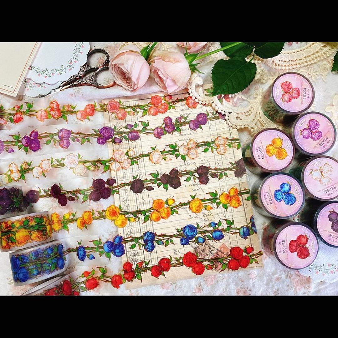 ▶︎import/hwaraさまRose PETマスキングテープフルコンプセット