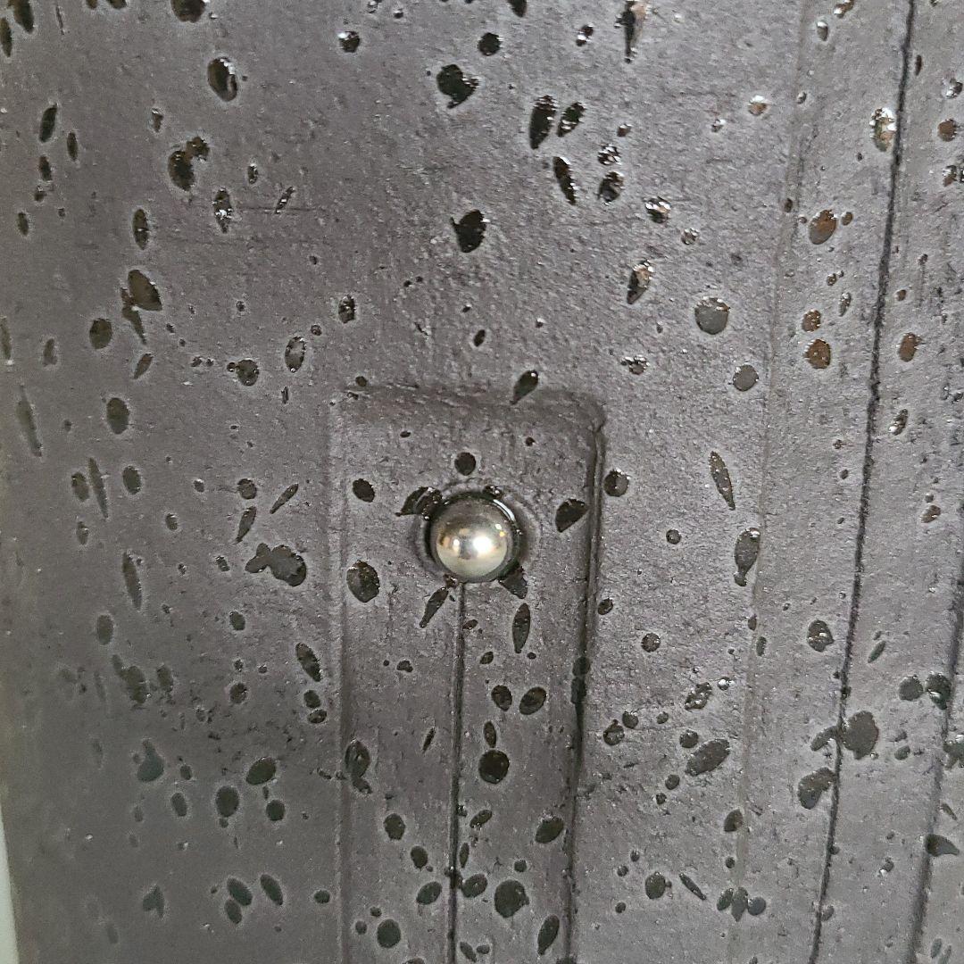 信楽焼スリム傘立て スパイラル 高さ５７cm