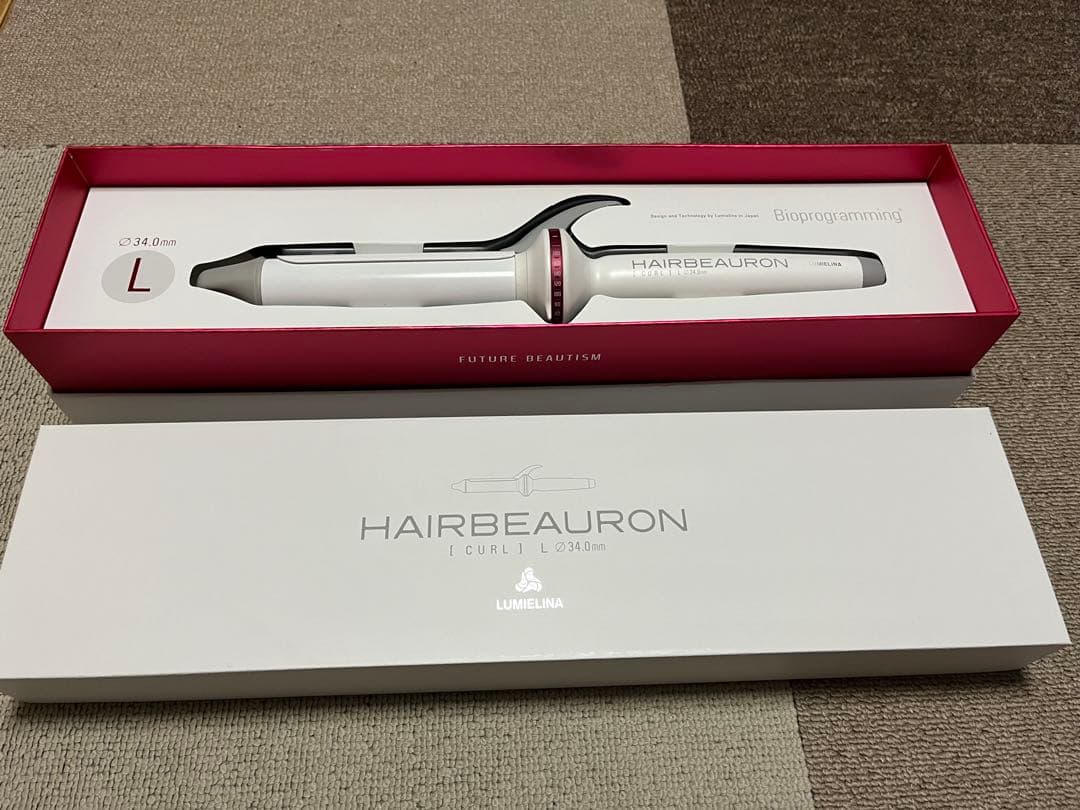 ヘアビューロン カールヘアアイロン 34mm バイオプログラミング