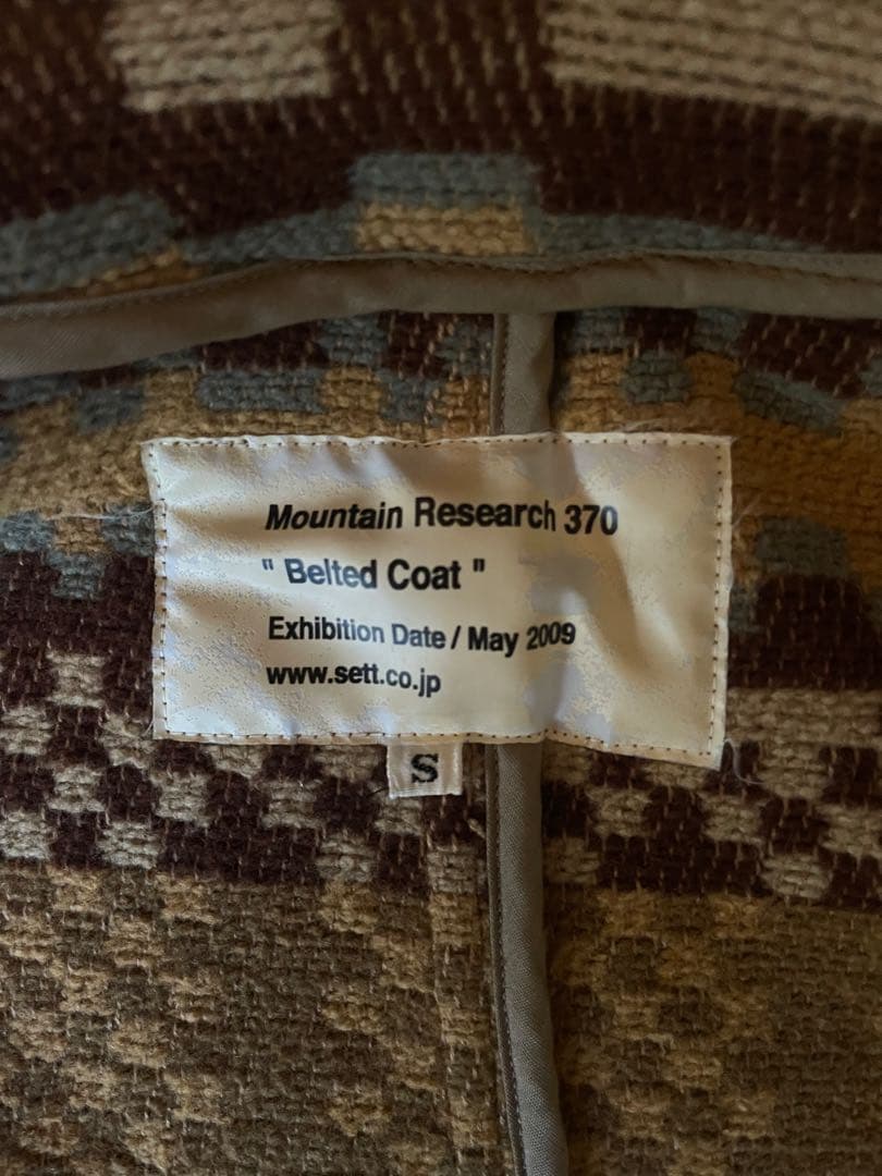 希少 MOUNTAIN RESEARCH Belted Blanket Hood