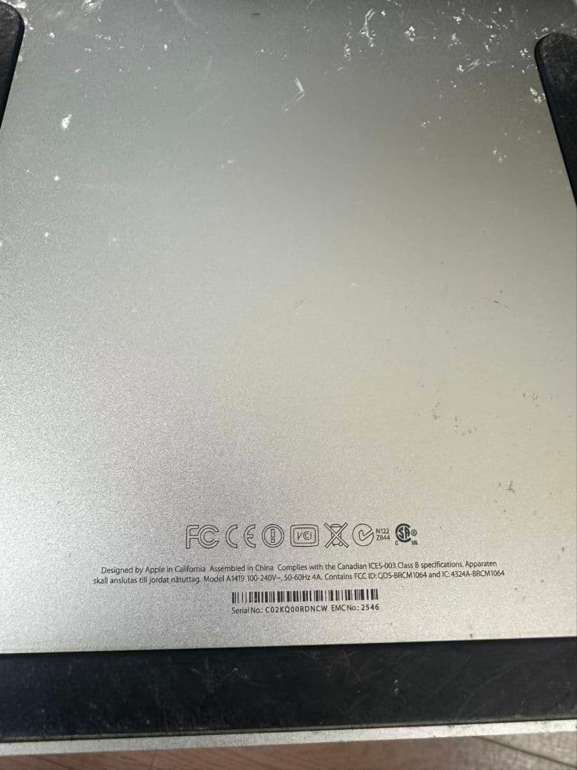 iMac 27インチ (Late 2012)