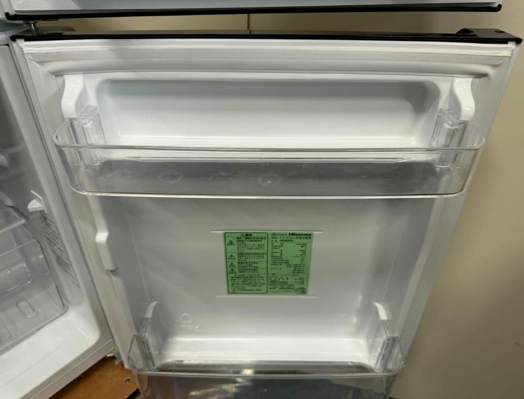 きなり Hisense 93L小型冷蔵庫HR-B95A 2ドア 耐熱天板