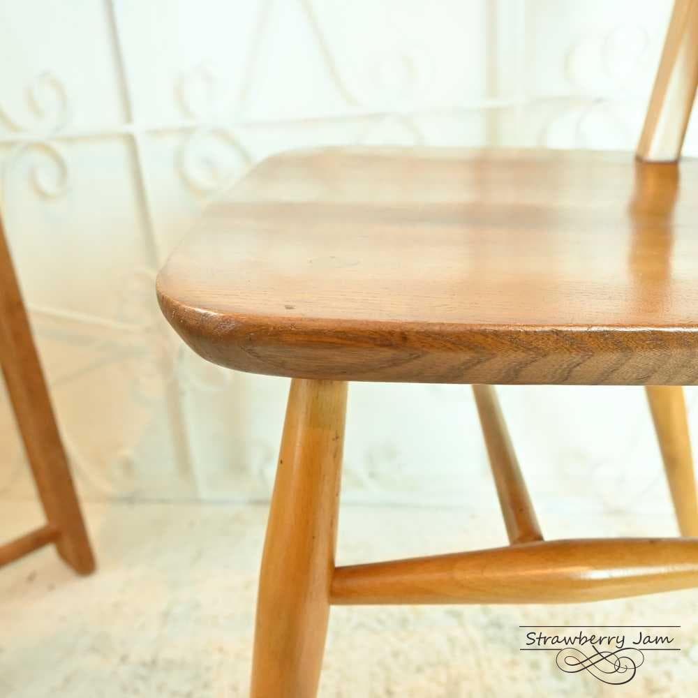 L3705-300-3 英国ヴィンテージ アーコールチェア フープバック ４本