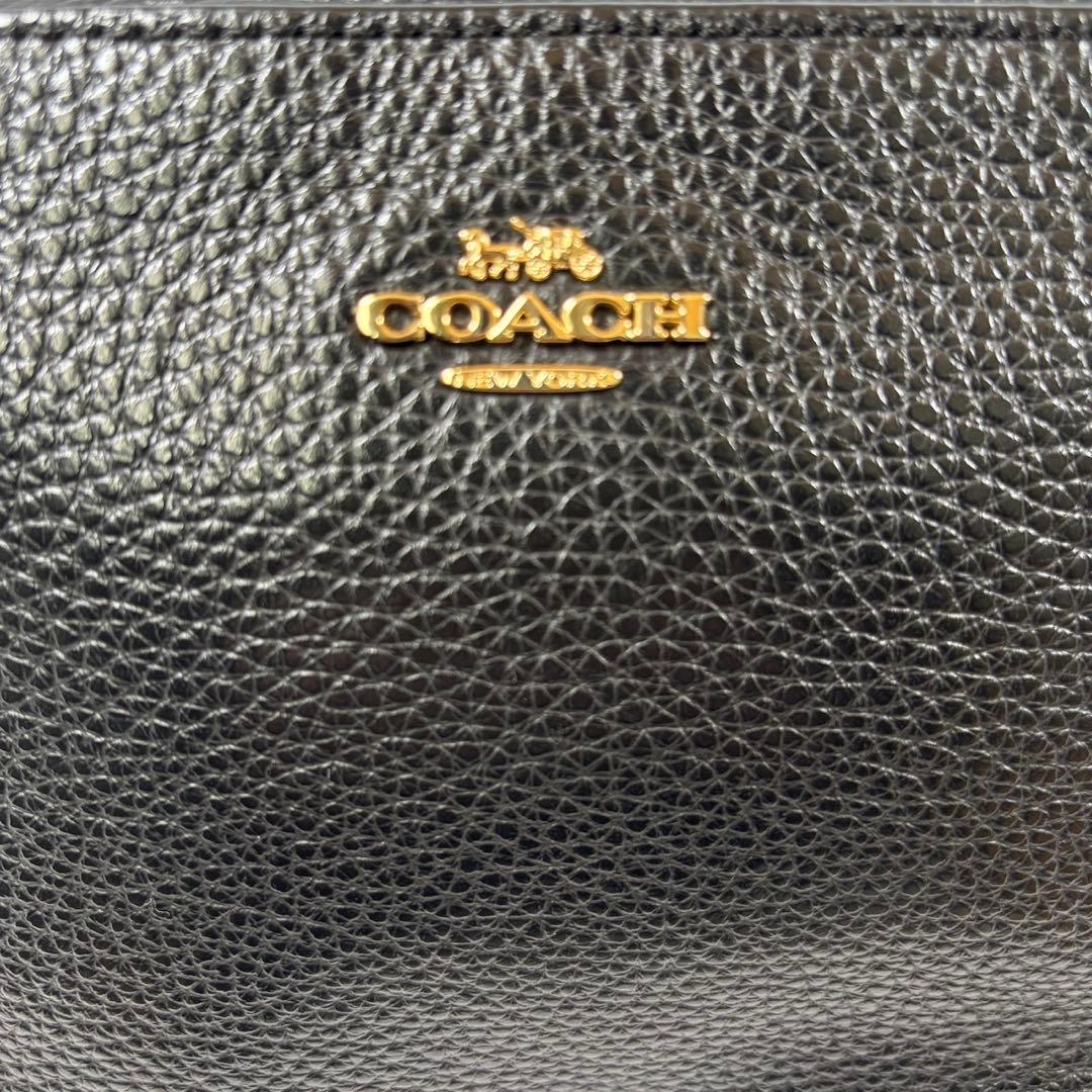 美品 COACH コーチ ショルダーバッグ 斜め掛け カメラバッグ ブラック