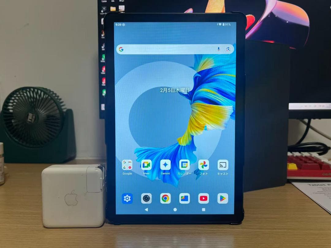 Android16タブレット 11インチ32GB+128GB 顔認証ケース付