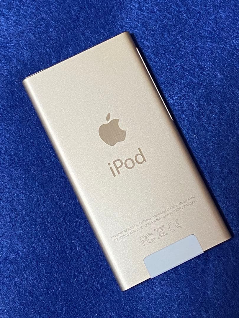 新品バッテリー Apple iPod nano 第7世代 ゴールド 綺麗