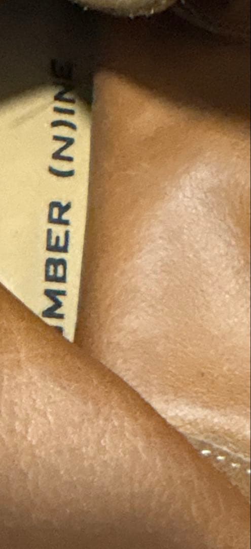 極美品❣️ number nine side zip boots