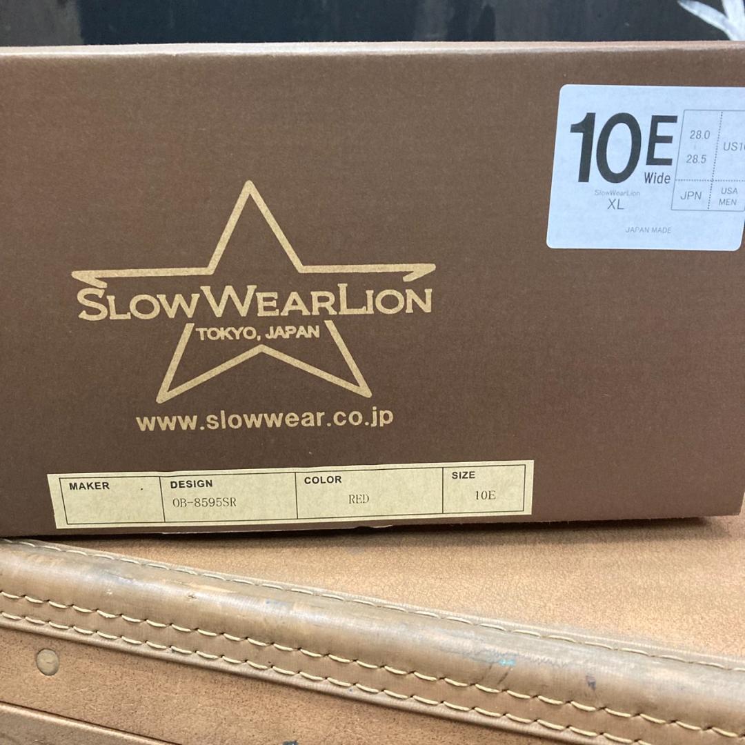 ▼10E　SLOWWEARLION　エンジニアブーツ　レッド　OB-8595SR