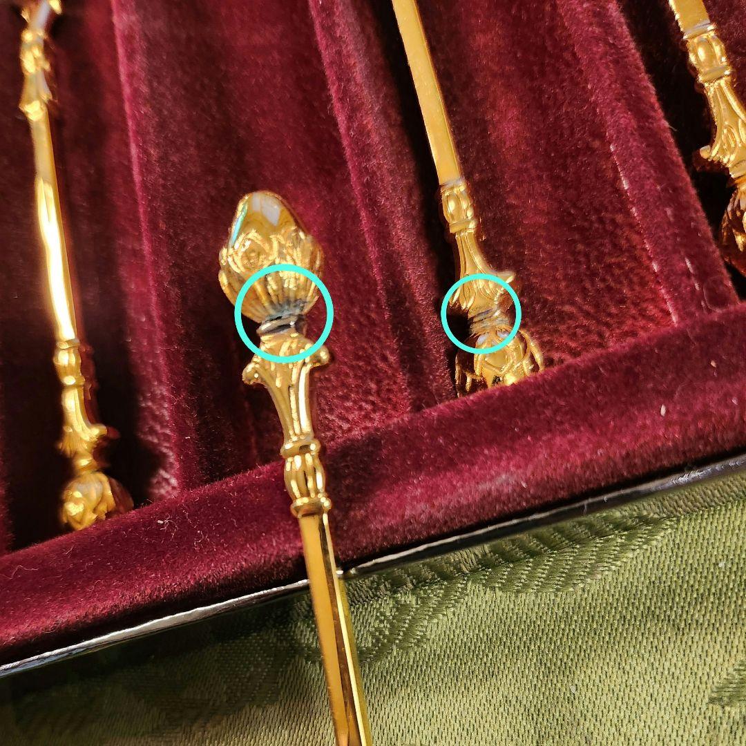 クリストフウィドマン 銀器 24金 フォーク セット ゴールド デコルクラシック