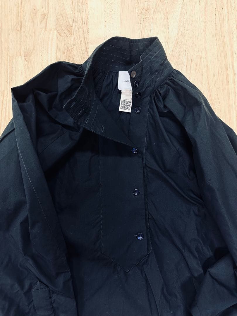 PATOU ペインターブラウス 黒 サイズ34