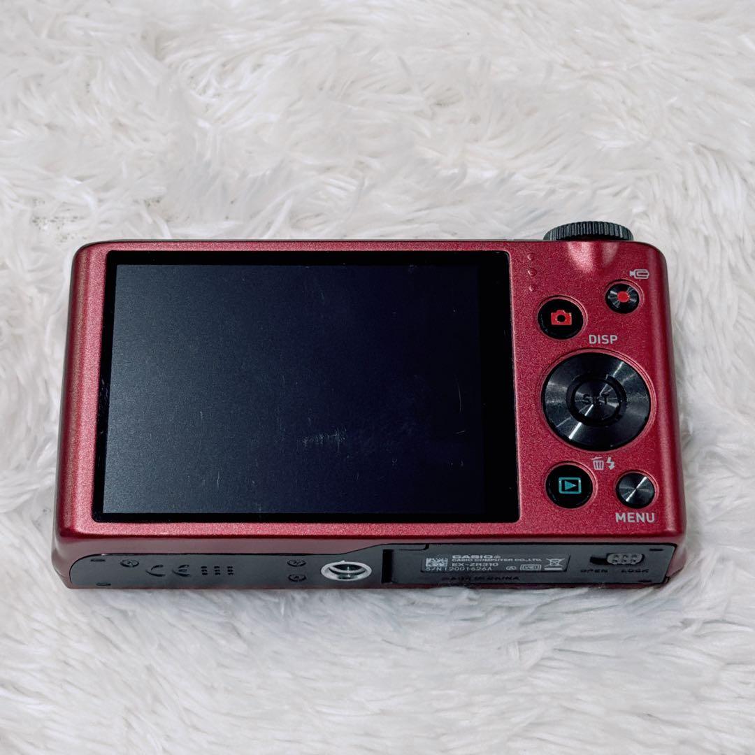 【美品】 CASIO EXILIM EX-ZR310 レッド デジタルカメラ