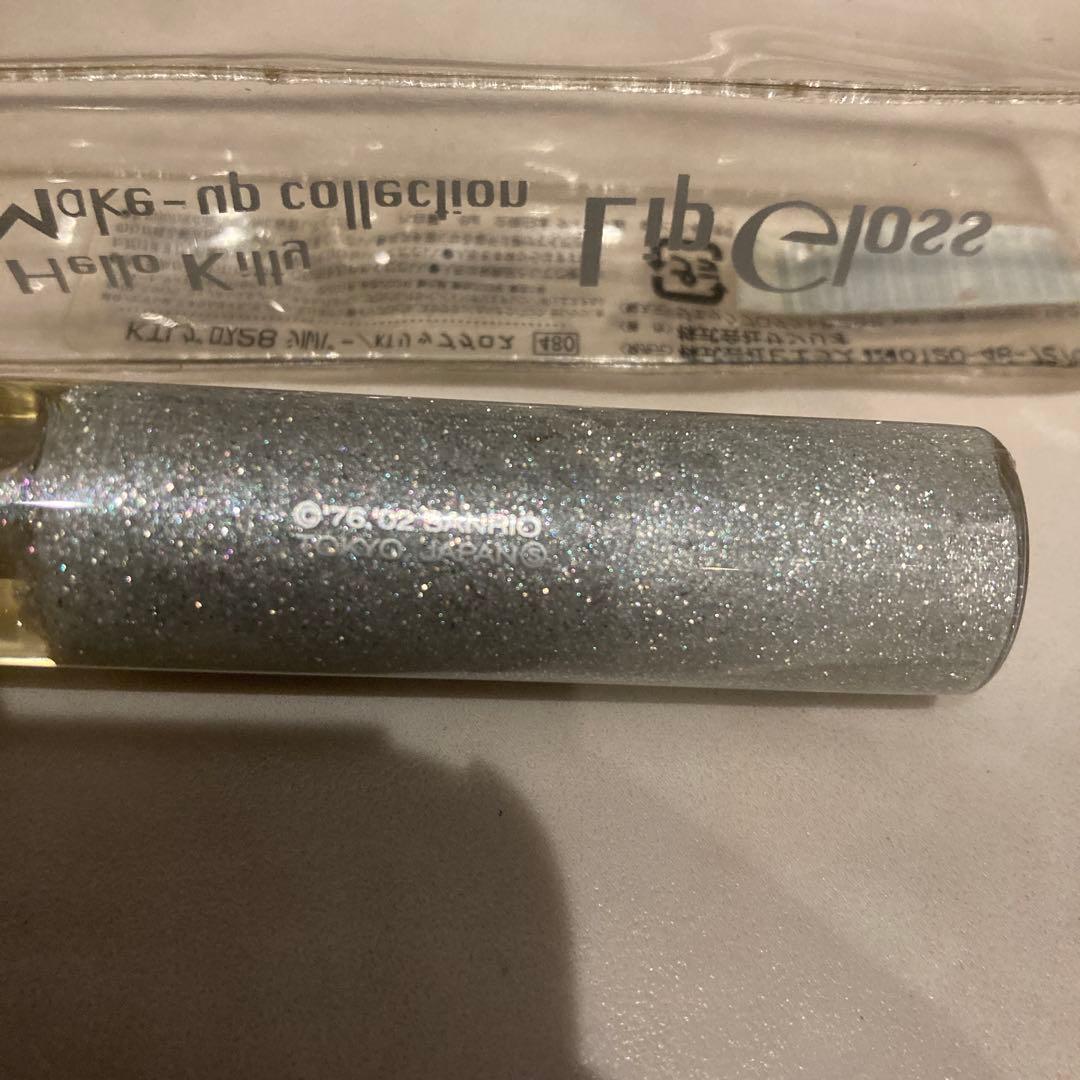 レトロ《2002年 ハローキティ リップグロス》当時物 コスメ☆シルバー