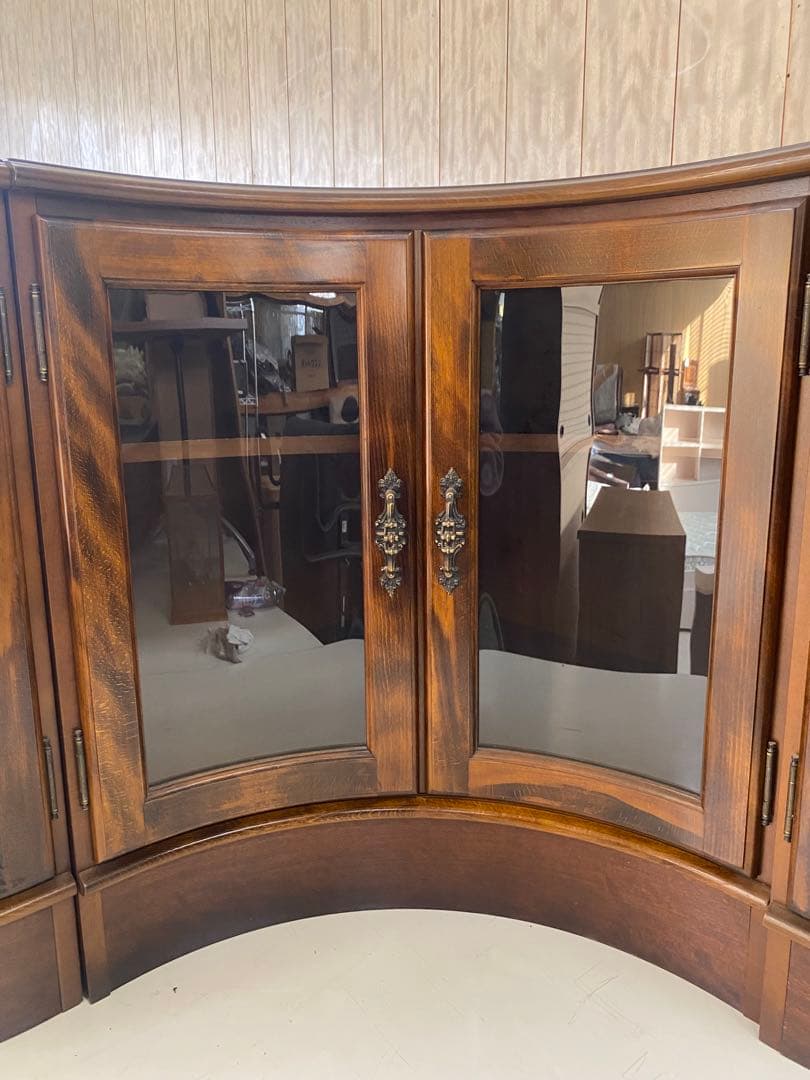 【美品】★レア★カリモク　コロニアルデザイン　ラック　棚　3点セット　コーナー