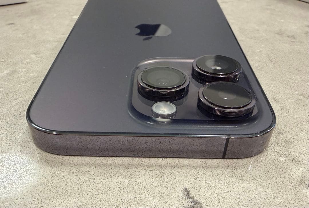 【美品】Apple iPhone 14 Pro ディープパープル SIMフリー