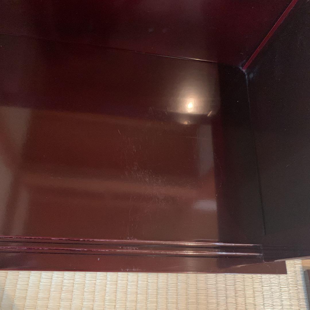 【茶道具】紹鴎棚　溜塗　宗水作